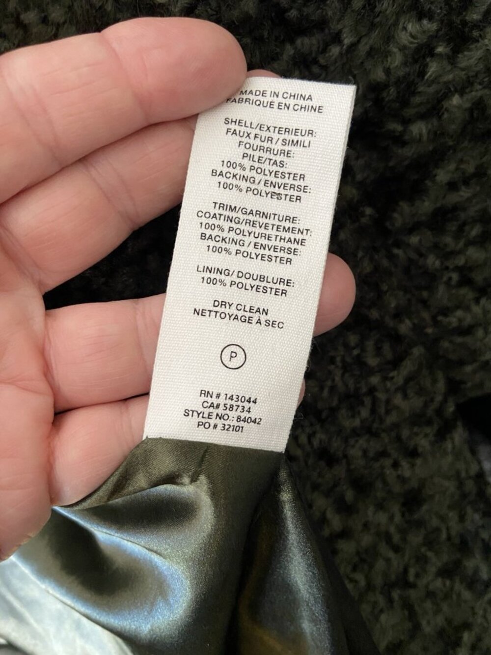 Avec Les Filles Tailored Sherpa Coat green jacket Anthropologie sz XS (Sold Out) - Picture 8 of 8